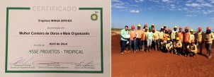 A IRRIGA conquista prêmio na BP BIOCOMBUSTÍVEIS - Tropical Bioenergia em Edéia/GO
